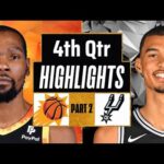 Phoenix Suns vs San Antonio Spurs 4th QTR - PART 2 Highlights | Mar 23 | 2024 NBA Regular Season