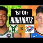 Milwaukee Bucks vs Oklahoma City Thunder Full Highlights 1st QTR | Mar 24 | 2024 NBA Regular Seasons