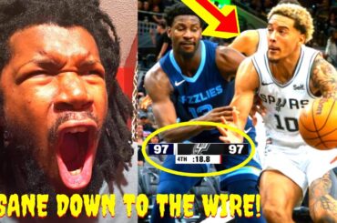 GRIZZLIES VS SPURS REACTION 2024 MEMPHIS GRIZZLIES VS SAN ANTONIO SPURS HIGHLIGHTS REACTION 2024