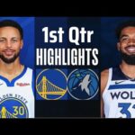 Golden State Warriors vs Minnesota Timberwolves 1st Qtr Full Highlights| Mar 22| NBA Highlights 2024