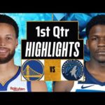 Golden State Warriors vs Minnesota Timberwolves Full Highlights 1st QTR | Mar 24 | 2024 NBA Seasons