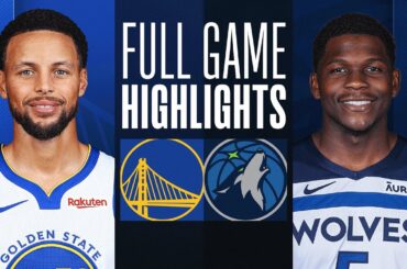 WARRIORS at TIMBERWOLVES | FULL GAME HIGHLIGHTS | March 24, 2024