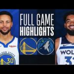 Golden State Warriors vs Minnesota Timberwolves Full Game Highlights | Mar 22 | NBA Highlights 2024