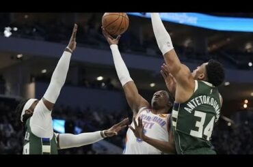 Oklahoma City Thunder vs Milwaukee Bucks - Full Game Highlights | March 24, 2023-24 NBA Season