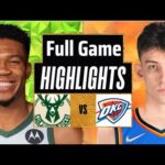 Milwaukee Bucks vs Oklahoma City Thunder Full Game Highlights | Mar 24 | 2024 NBA Regular Seasons