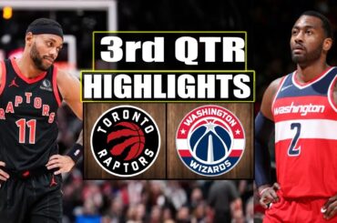 Washington Wizards vs Toronto Raptors 3rd QTR GAME HIGHLIGHTS | March 23 | 2024 NBA Season