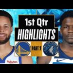 Golden State Warriors vs Minnesota Timberwolves 1st Qtr-PART 2 Highlights| Mar 24 | 2024 NBA Seasons