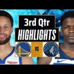 Golden State Warriors vs Minnesota Timberwolves Full Highlights 3rd QTR | Mar 24 | 2024 NBA Seasons