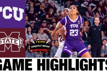 TCU vs Mississippi State Highlights | 2024 NCAA Women's Basketball Championship | College Basketball