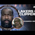 SIT UP TALL! Shannon Sharpe CHECKS Kendrick Perkins over Lakers & Clippers takes! 🔥 | First Take