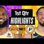 Los Angeles Lakers vs Indiana Pacers 1st QTR - PART 2 Highlights | Mar 24 | 2024 NBA Seasons