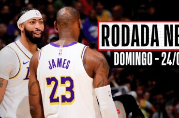 Atuação MONSTRUOSA de Anthony Davis na 3ª vitória consecutiva dos Lakers - Rodada NBA 24/03