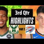 Milwaukee Bucks vs Oklahoma City Thunder 3rd QTR-PART 2 Highlights | Mar 24 |2024 NBA Regular Season