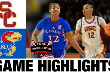 #1 USC vs Kansas Highlights | 2024 NCAA Women's Basketball Championship | College Basketball