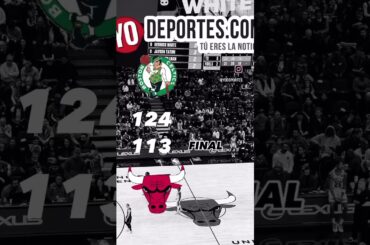 Final Chicago Bulls 113-124 Boston Celtics #yodeportes