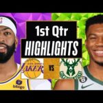 Los Angeles Lakers vs Milwaukee Bucks Full Highlights 1st QTR | Mar 26 | 2024 NBA Seasons