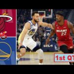 Golden State Warriors vs Miami Heat Full Highlights 1st QTR - P1  NBA Season 2023-24