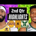 Los Angeles Lakers vs Milwaukee Bucks Full Highlights 2nd QTR | Mar 26 | 2024 NBA Seasons