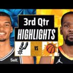 San Antonio Spurs vs. Phoenix Suns 3rd-QTR Full Highlights | March 25 | NBA Season 2024