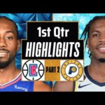 LA Clippers vs Indiana Pacers 1st QTR - PART 2 Highlights | Mar 25 | 2024 NBA Seasons