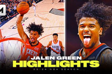 Jalen Green's 23-24 Highlights Are OUTTA CONTROL 😳