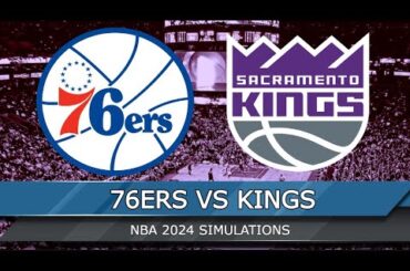 Philadelphia 76ers vs Sacramento Kings Full Game Highlights | NBA Today 3/25/2024 (NBA 2K24 Sim)