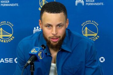 Stephen Curry Talks about Klay & Win vs Heat, Postgame Interview