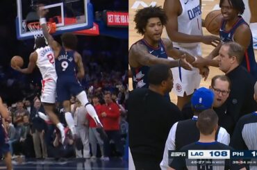 Kawhi Leonard hits game winner vs 76ers then Oubre Jr and Nick Nurse go OFF on refs