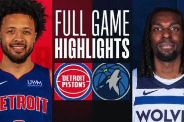 PISTONS at TIMBERWOLVES | FULL GAME HIGHLIGHTS | March 27, 2024