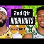 Los Angeles Lakers vs Milwaukee Bucks 2nd QTR - PART 2 Highlights | Mar 26 | 2024 NBA Seasons