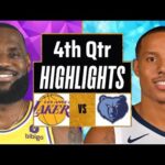 Los Angeles Lakers vs Memphis Grizzlies Full Highlights 4th QTR | Mar 27 | 2024 NBA Regular Season