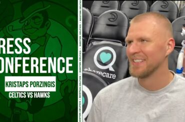 Kristaps Porzingis Explains How He Avoided Injuries This Season | Celtics vs Hawks