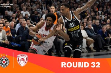 Partizan - Olympiacos | Round 32 Highlights | 2023-24 Turkish Airlines EuroLeague