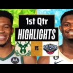 Milwaukee Bucks vs New Orleans Pelicans Full Highlights 1st QTR | Mar 28 | 2024 NBA Seasons