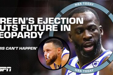 Draymond Green ejected is ICING ON THE CAKE for Curry's most frustrating season - Spears | NBA Today