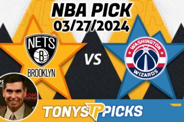 Brooklyn Nets vs. Washington Wizards 3/27/2024 FREE NBA Picks and Predictions on NBA Betting Tips