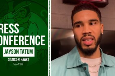 Jayson Tatum Breaks Down Final Shot in Celtics vs Hawks | Postgame Interview