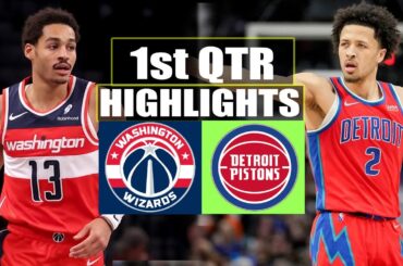 Washington Wizards vs Detroit Pistons 1st QTR HIGHLIGHTS | March 29 | 2024 NBA Season