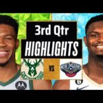 Milwaukee Bucks vs New Orleans Pelicans Full Highlights 3rd QTR | Mar 28 | 2024 NBA Seasons