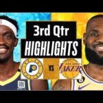 Indiana Pacers vs. Los Angeles Lakers 3rd-QTR P2 Highlights | March 29 | NBA Season 2024