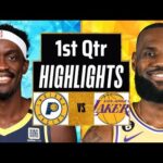 Indiana Pacers vs. Los Angeles Lakers 1st-QTR P2 Highlights | March 29 | NBA Season 2024