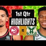 Milwaukee Bucks vs Atlanta Hawks Full Highlights 1st QTR | Mar 30 | 2024 NBA Regular Season