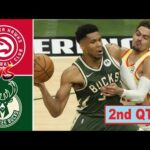 Milwaukee Bucks vs Atlanta Hawks Full Highlights 2nd QTR - P2 | Mar 30 | NBA Season 2023-2024