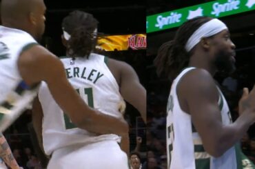 Patrick Beverley prays after he was ready to throw hands for being taunted 😂