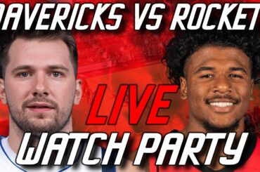 Mavericks vs Rockets Live Watch Party - NBA Regular Season 2023-2024