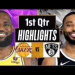 Los Angeles Lakers vs Brooklyn Nets Full Highlights 1st QTR | Mar 31 | 2024 NBA Regular Season