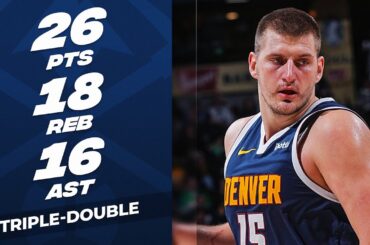 Nikola Jokic Drops HUGE TRIPLE-DOUBLE! 👏 | March 31, 2024