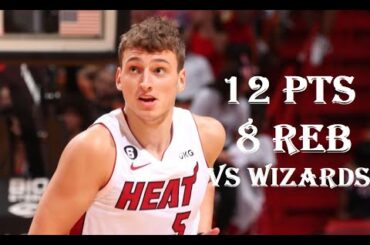 Nikola Jovic 12 Pts 8 Reb Miami Heat vs Washington Wizards  HIGHLIGHTS