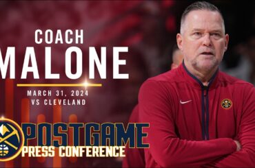 Coach Malone Full Post Game Press Conference vs. Cavaliers 🎙