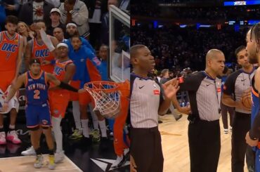Shai Gilgeous-Alexander hits game winner vs Knicks then Brunson has words for refs